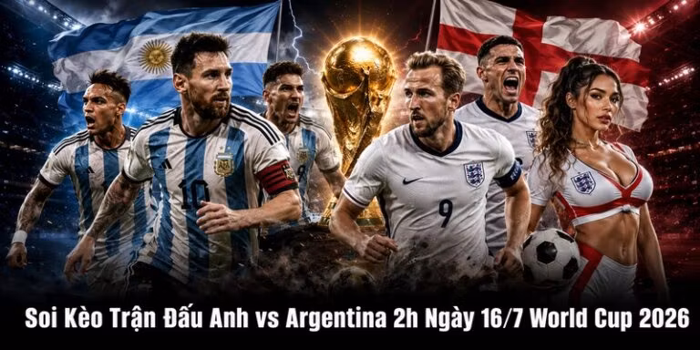 Soi kèo Anh vs Argentina